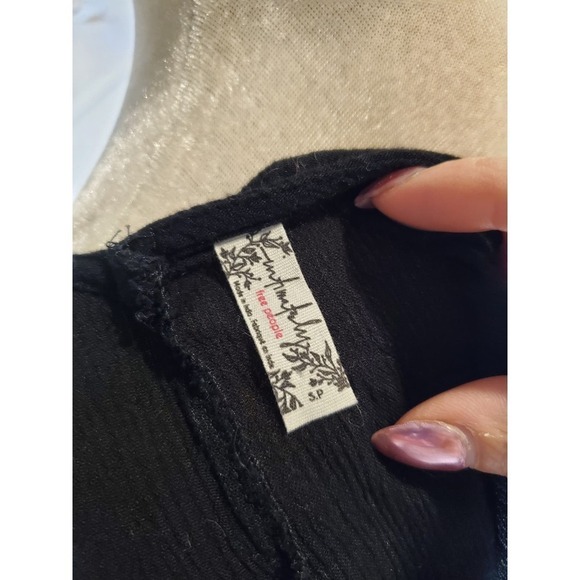 Free People Intimately free Long gauzey Sequin Tank top Small - Picture 5 of 7